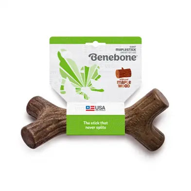 Benebone Bacon et Maplestick Érable - Jouet à mâcher pour chien de toutes tailles Benebone