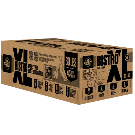 Big Country Raw - Bistro XL nourriture crue pour chien 30lbs Big Country Raw