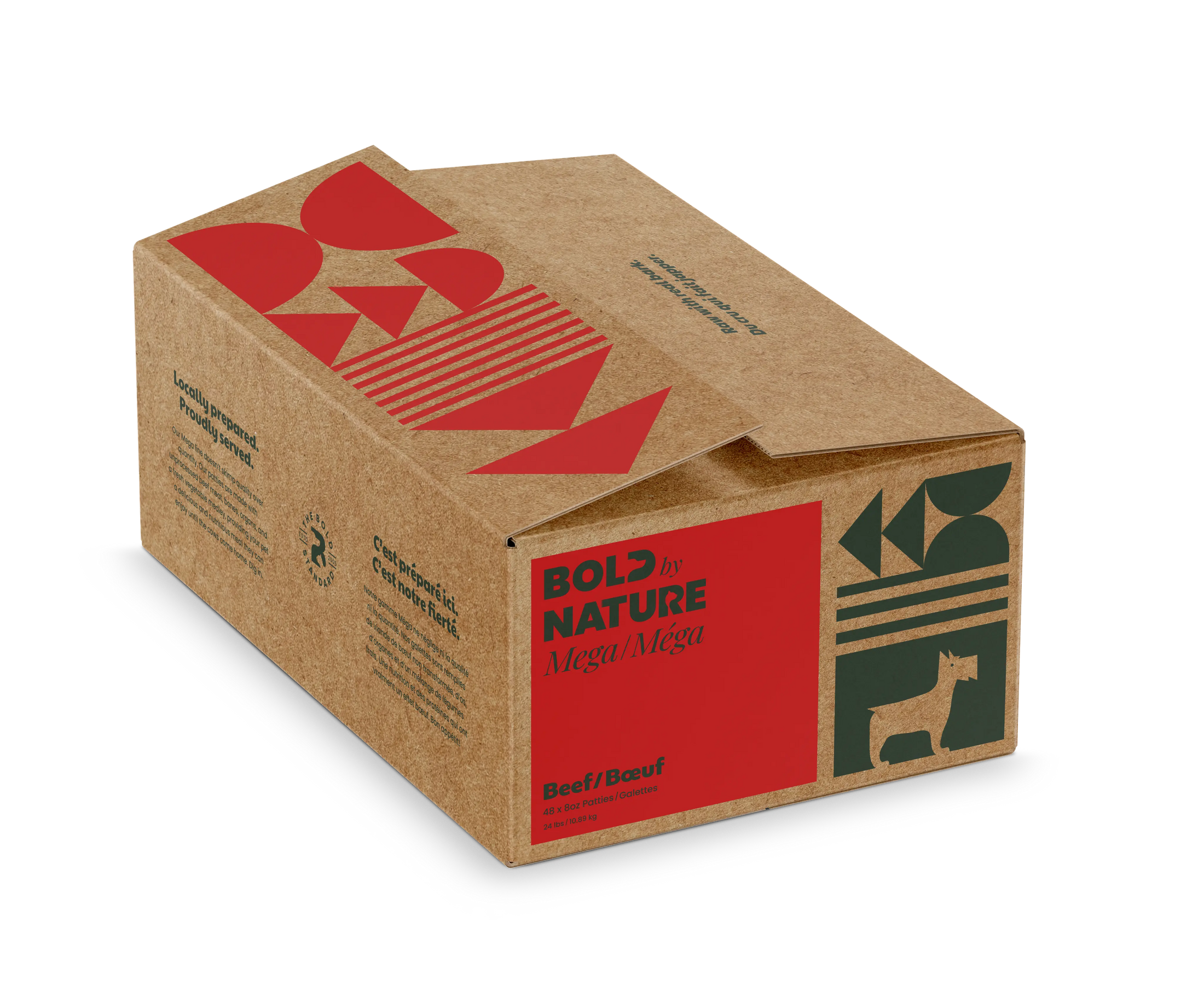 Bold By Nature Mega - Viande crue pour chien en variété de saveur Bold by Nature