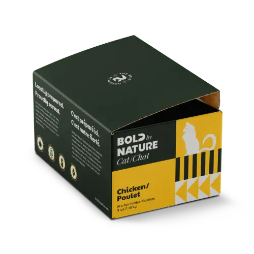 Bold by Nature - Nourriture crue congelée pour Chats (3 lb) Bold by Nature