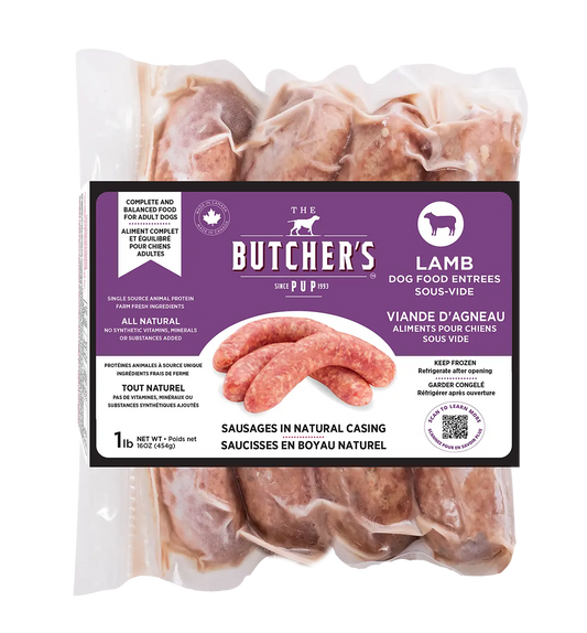 Butcher's Pup - Saucisse pour chien 1 lbs Butcher"s Pup