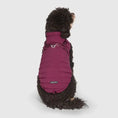 Charger l'image dans la visionneuse de la galerie, Canada Pooch Harness Harnais Puffer - Noir & Plum Canada Pooch
