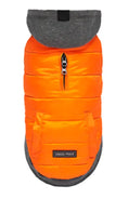 Load image into Gallery viewer, Canada Pooch - Sweat à Capuche Hybride pour chien Jacket Charcoal/Orange - Variétés de Grandeur Canada Pooch