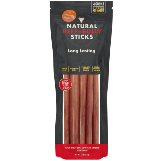 Canine Naturals - Bully Stick 10" (Paquet de 4) Canine Naturals
