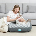 Charger l'image dans la visionneuse de la galerie, CozyTails - Canapé pour chien en mousse à mémoire de qualité supérieure CozyTail