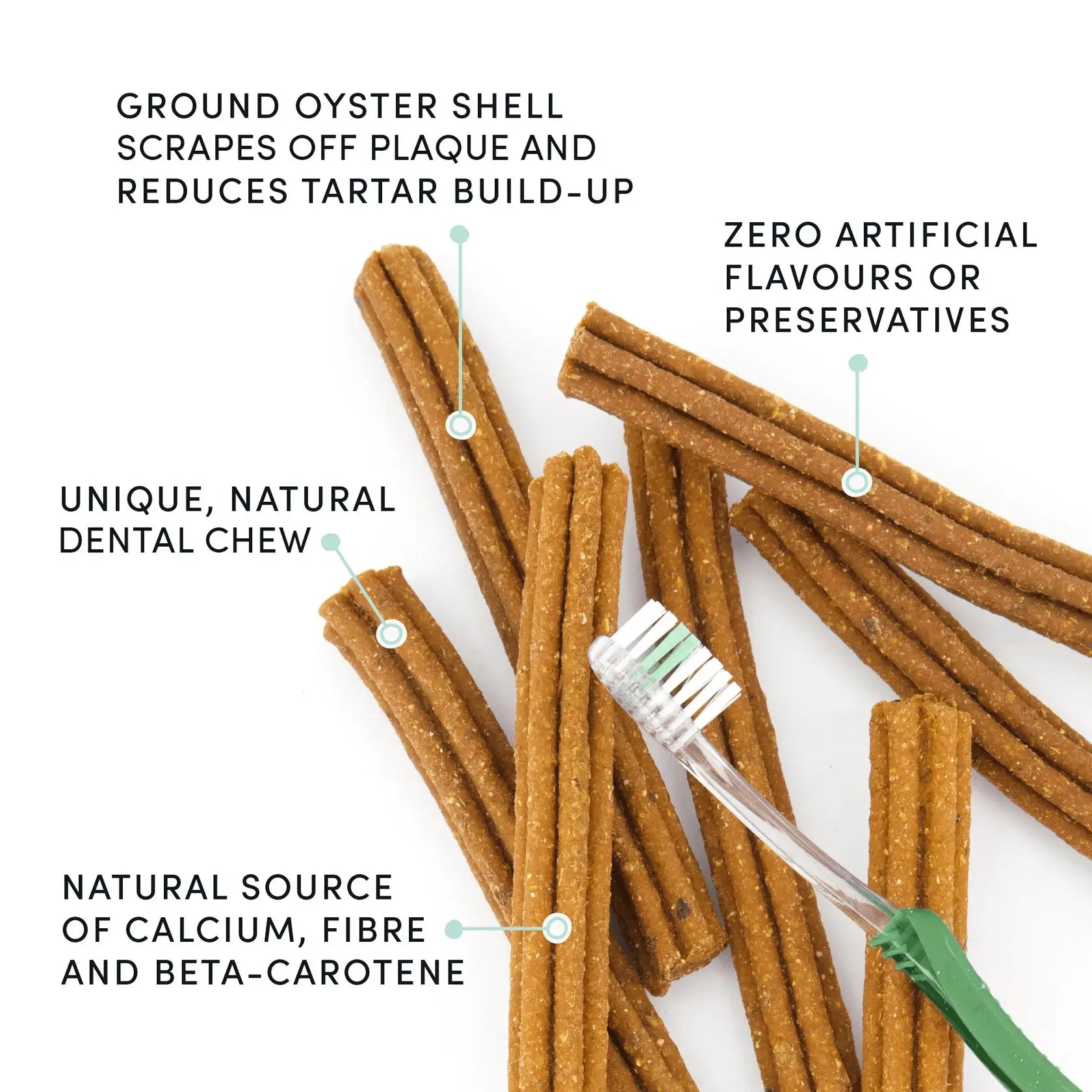 Crumps - Bâtonnets Dentaire Aromatisés et Originaux pour Chiens Crumps Naturals