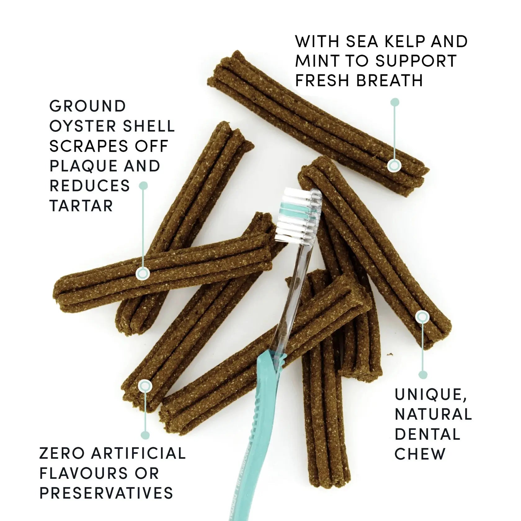 Crumps - Bâtonnets Dentaire Aromatisés et Originaux pour Chiens Crumps Naturals