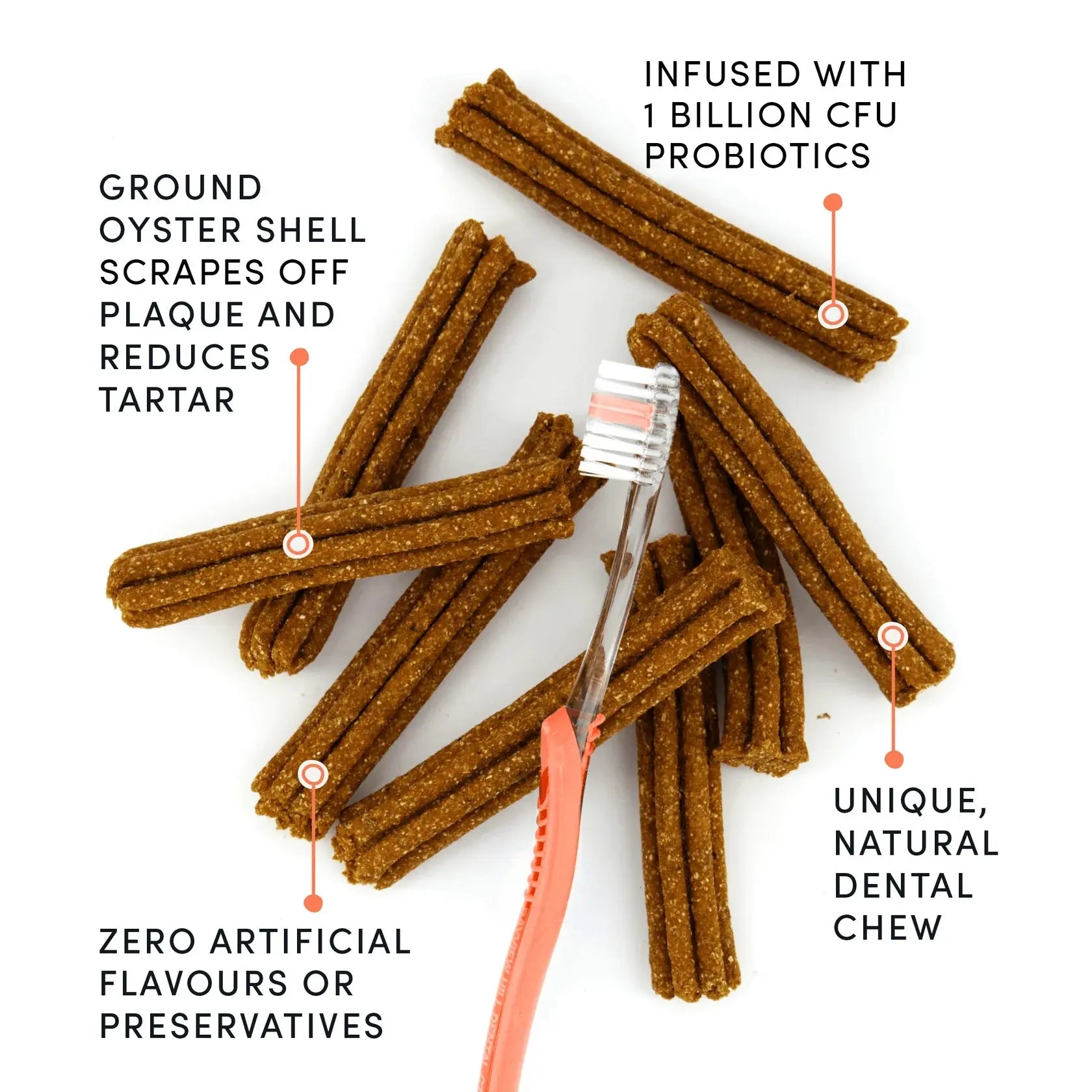 Crumps - Bâtonnets Dentaire Aromatisés et Originaux pour Chiens Crumps Naturals