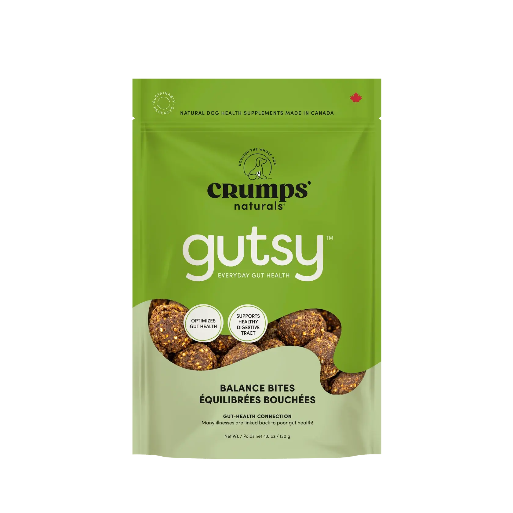 Crumps Gutsy - Bouchées Calmantes, Immunitaire, Joyeuses, Équilibrées pour chien Crumps Naturals