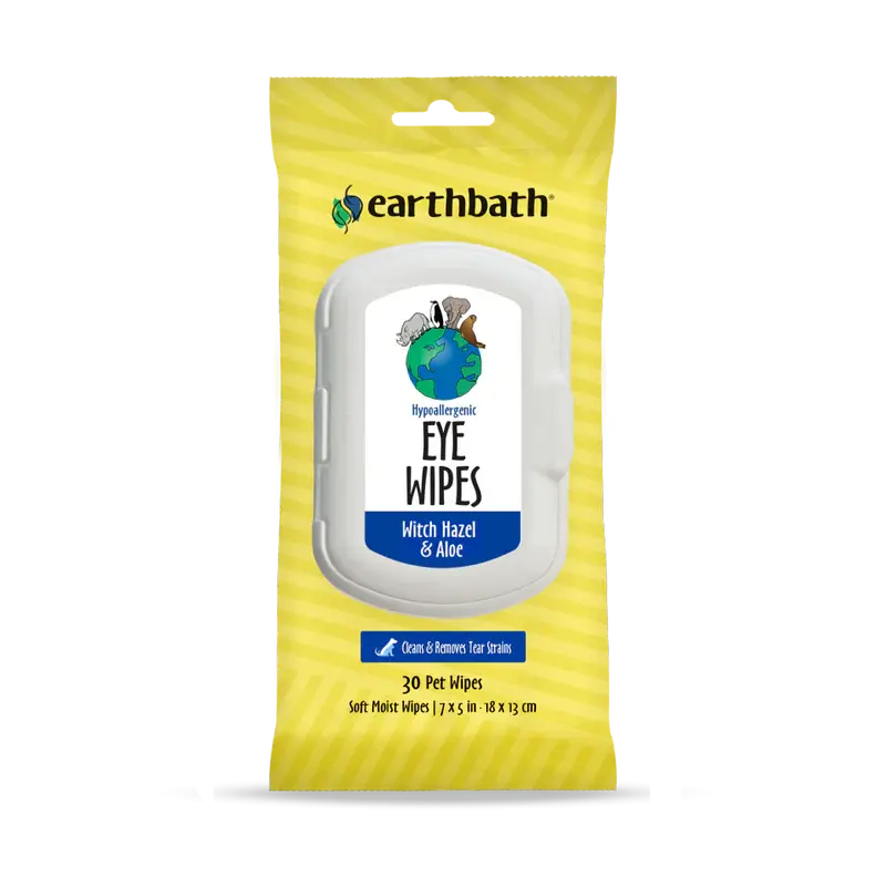 EarthBath - Lingettes pour toilettage pour chien et chat (paquet de 100) EarthBath