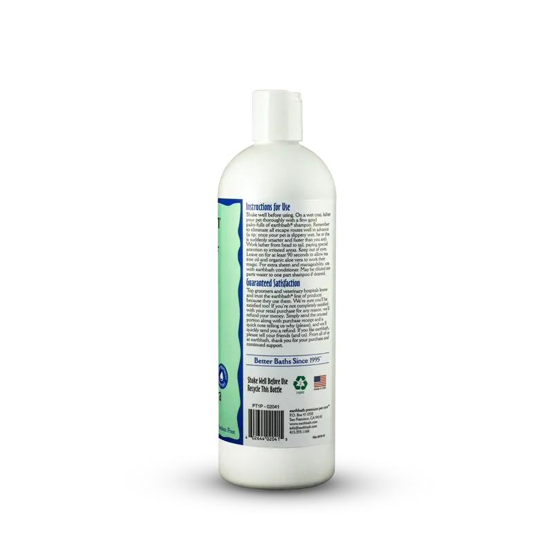 EarthBath - Shampooing Naturel Sans Fragrance, Eucalyptus, Aloe, Lavande et Plus 472ml EarthBath