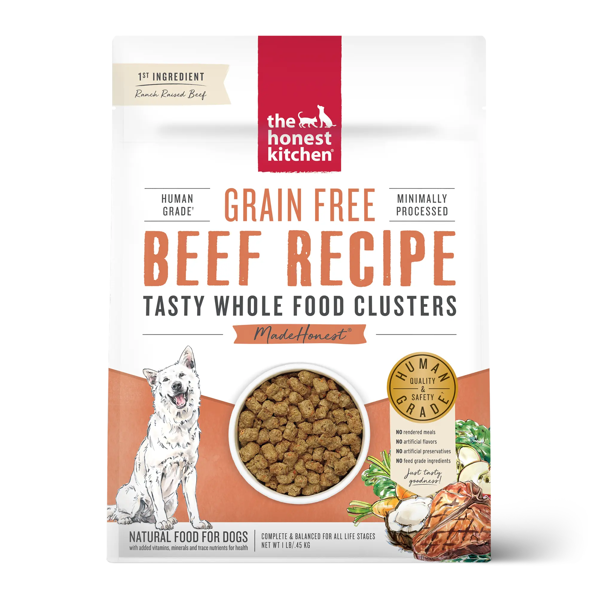 Honest Kitchen - Croquettes pour Chien Sans Céréales et Grains Entiers The Honest Kitchen