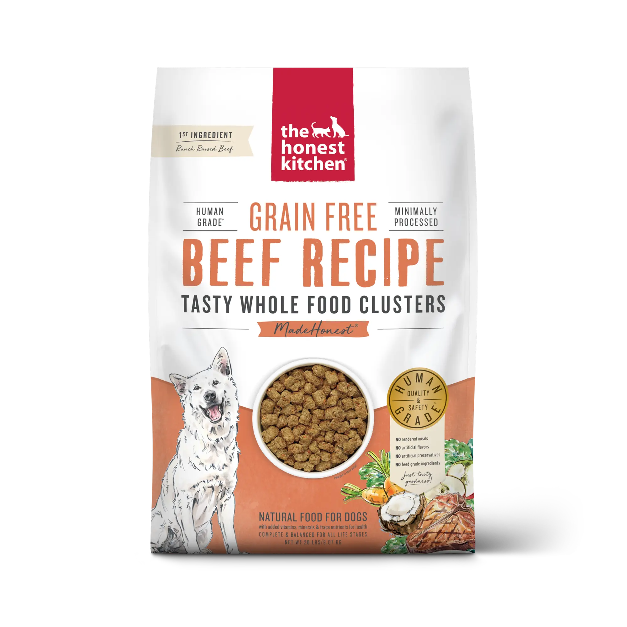 Honest Kitchen - Croquettes pour Chien Sans Céréales et Grains Entiers The Honest Kitchen