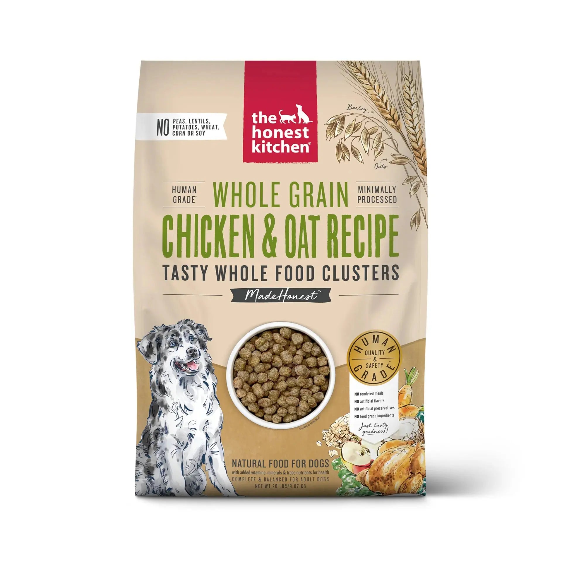 Honest Kitchen - Croquettes pour Chien Sans Céréales et Grains Entiers The Honest Kitchen