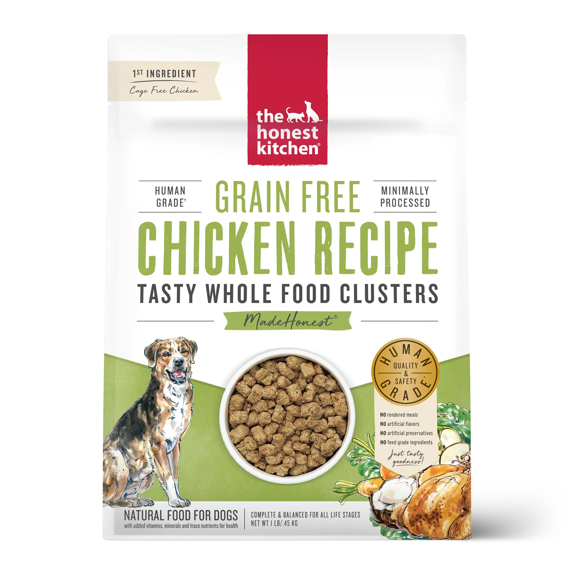 Honest Kitchen - Croquettes pour Chien Sans Céréales et Grains Entiers The Honest Kitchen