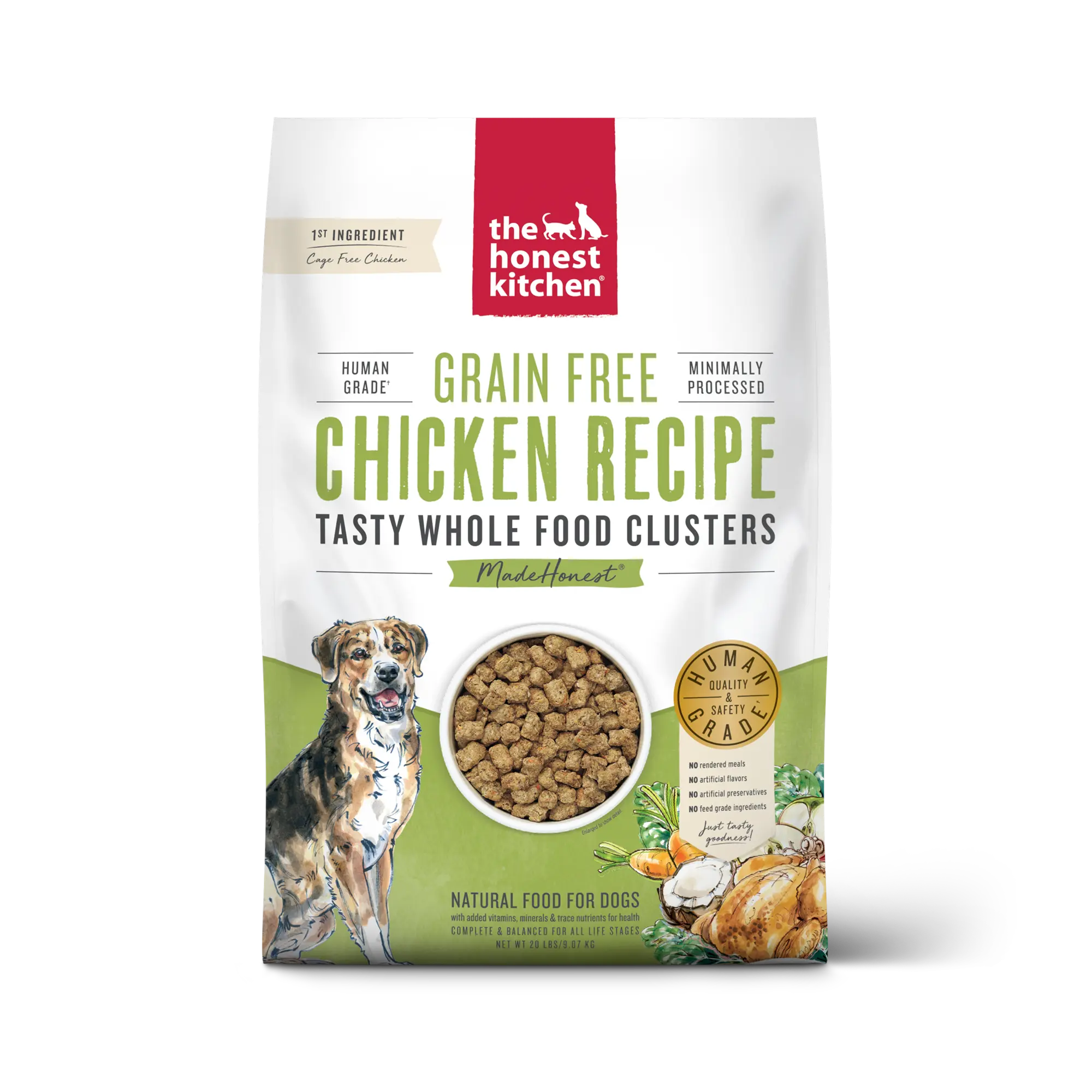 Honest Kitchen - Croquettes pour Chien Sans Céréales et Grains Entiers The Honest Kitchen