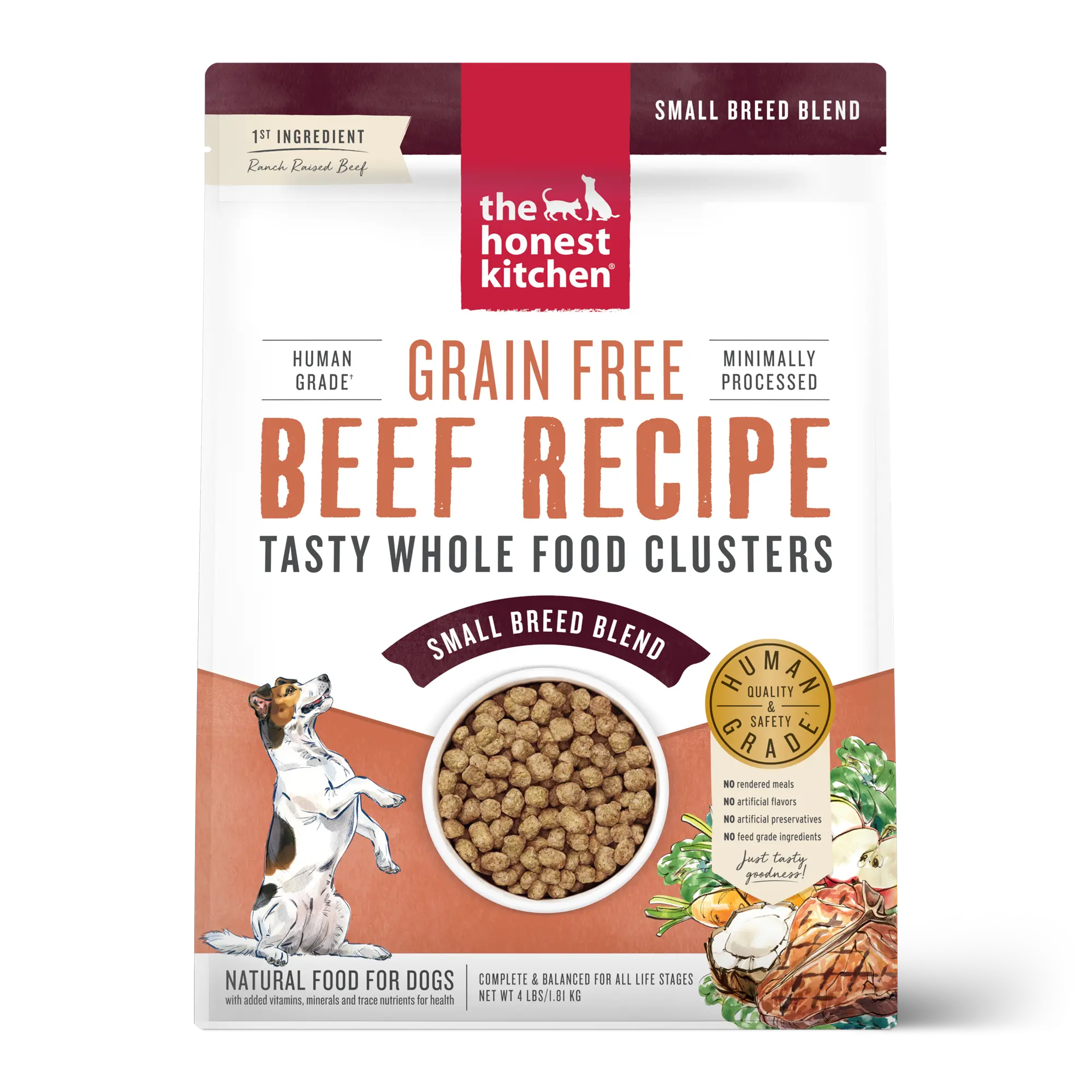 Honest Kitchen - Petite Race Croquettes Sans Céréales ou Grains Entiers The Honest Kitchen