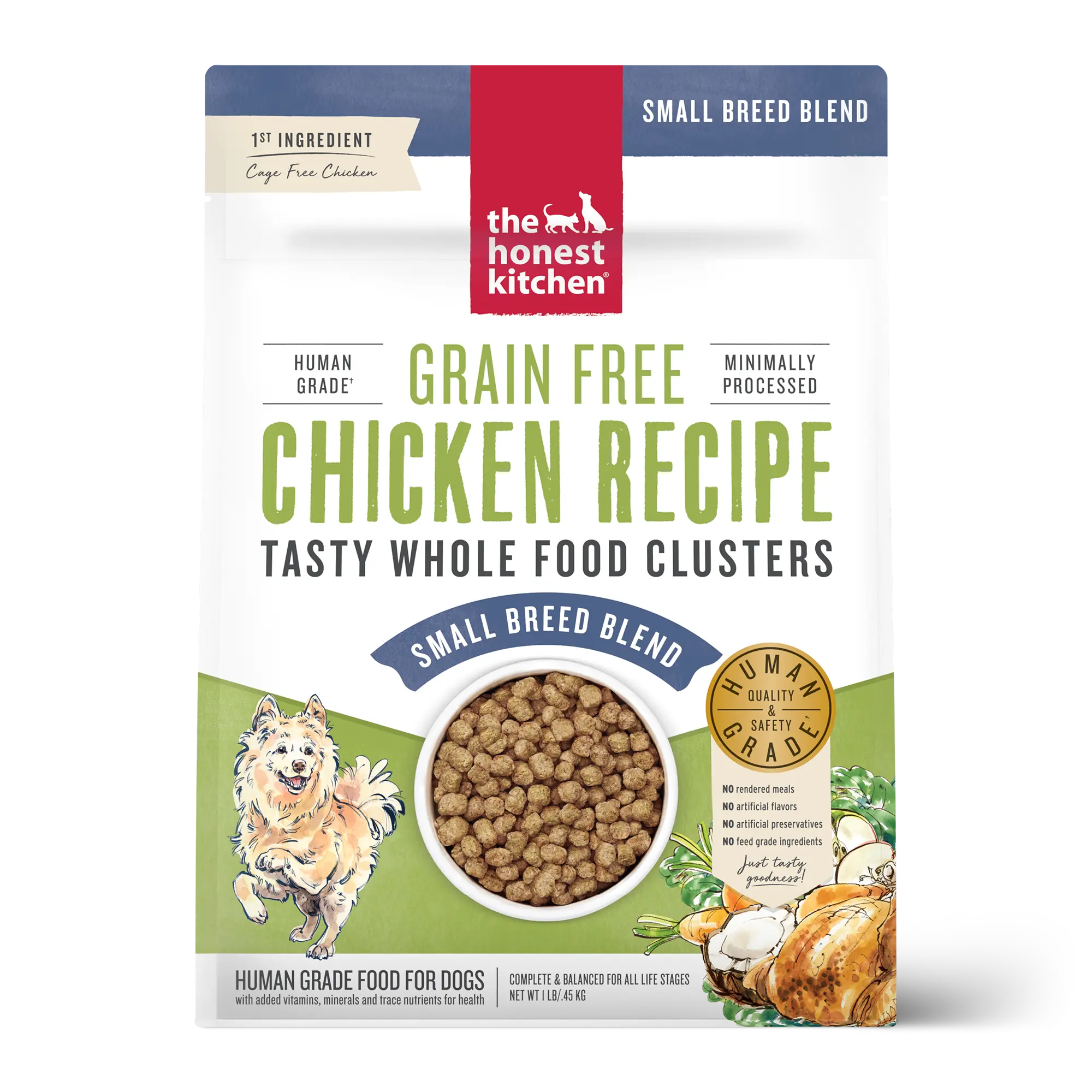 Honest Kitchen - Petite Race Croquettes Sans Céréales ou Grains Entiers The Honest Kitchen