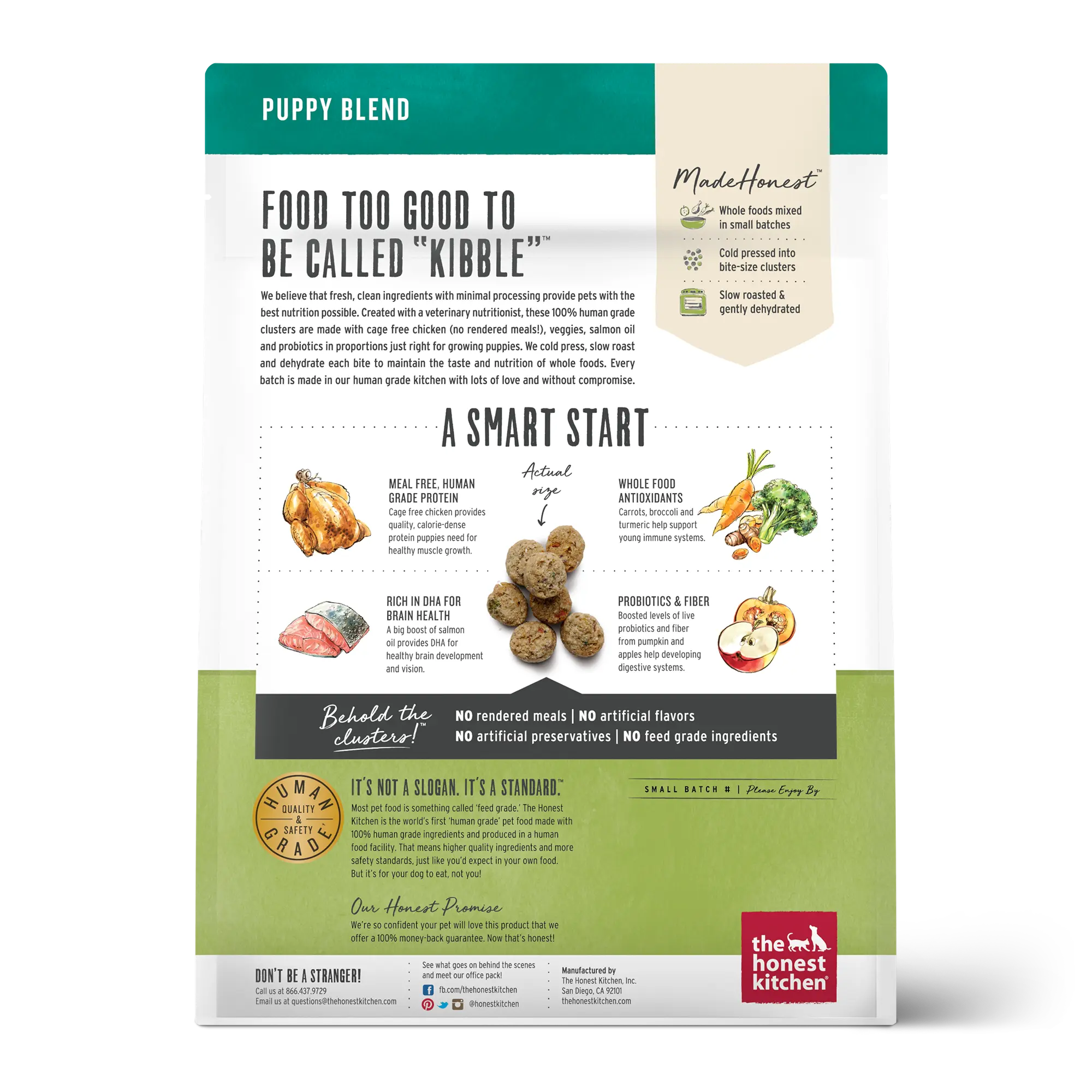 Honest Kitchen - Puppy Croquettes de Poulet The Honest Kitchen