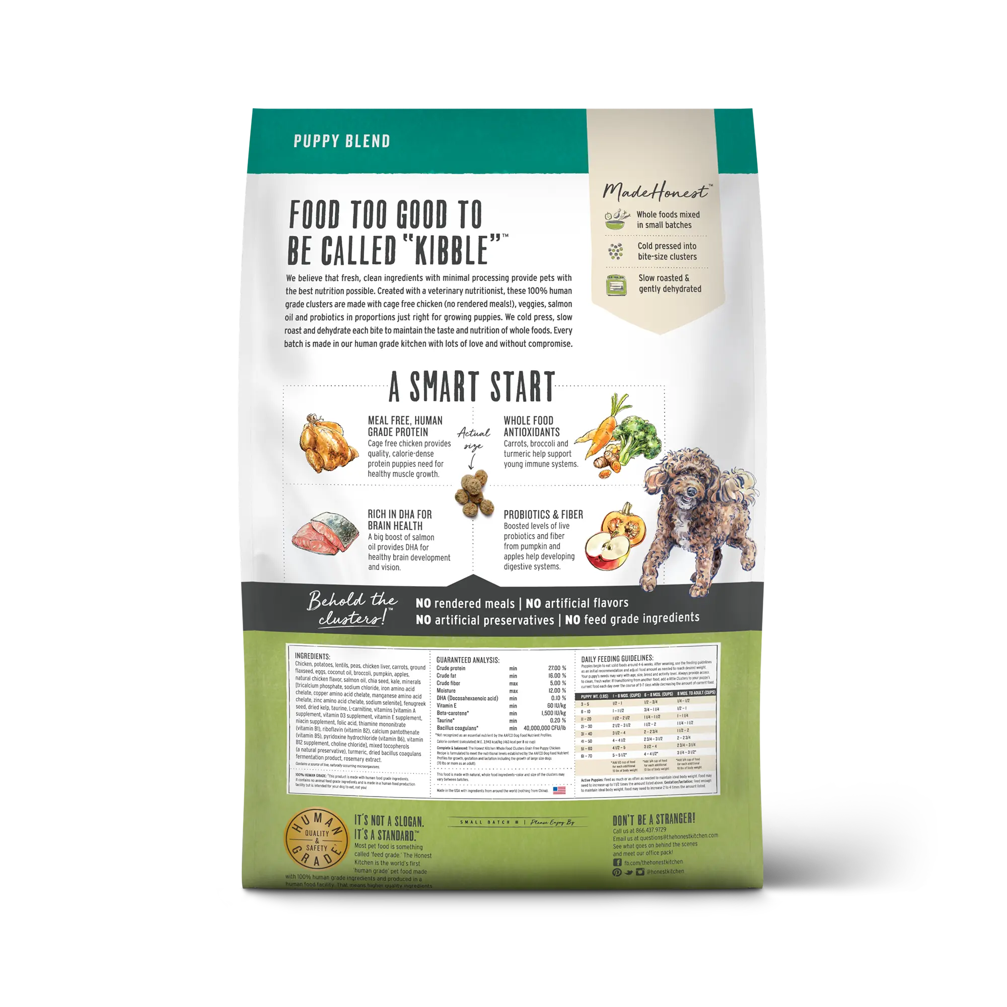 Honest Kitchen - Puppy Croquettes de Poulet The Honest Kitchen