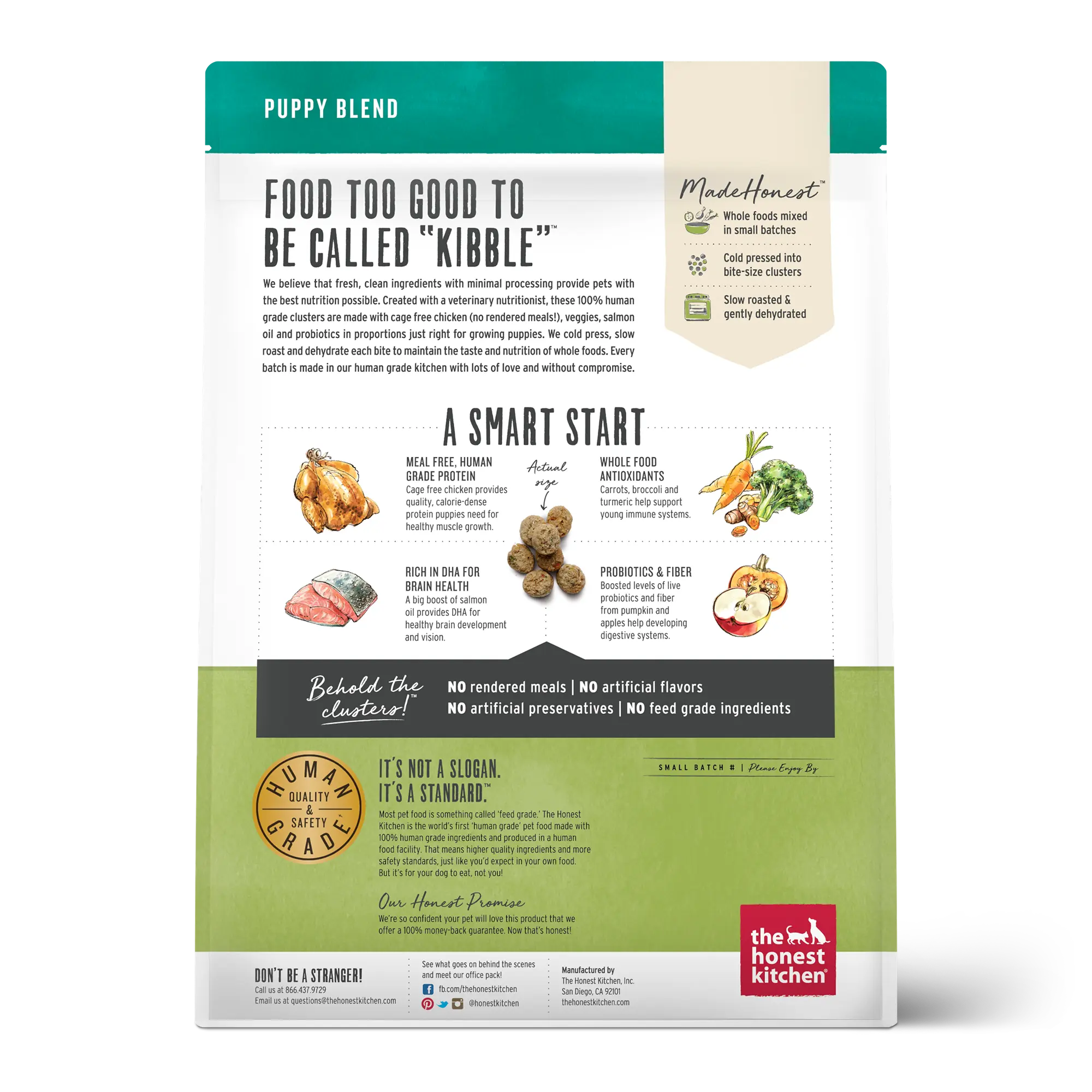 Honest Kitchen - Puppy Croquettes de Poulet The Honest Kitchen