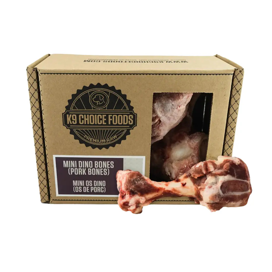 K9 Choice - Os Mini Dino pour chien (Porc)  3pk K9 Choice