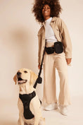 Load image into Gallery viewer, Laisse-ceinture mains libres Noire - Livora-Woouf 2.0