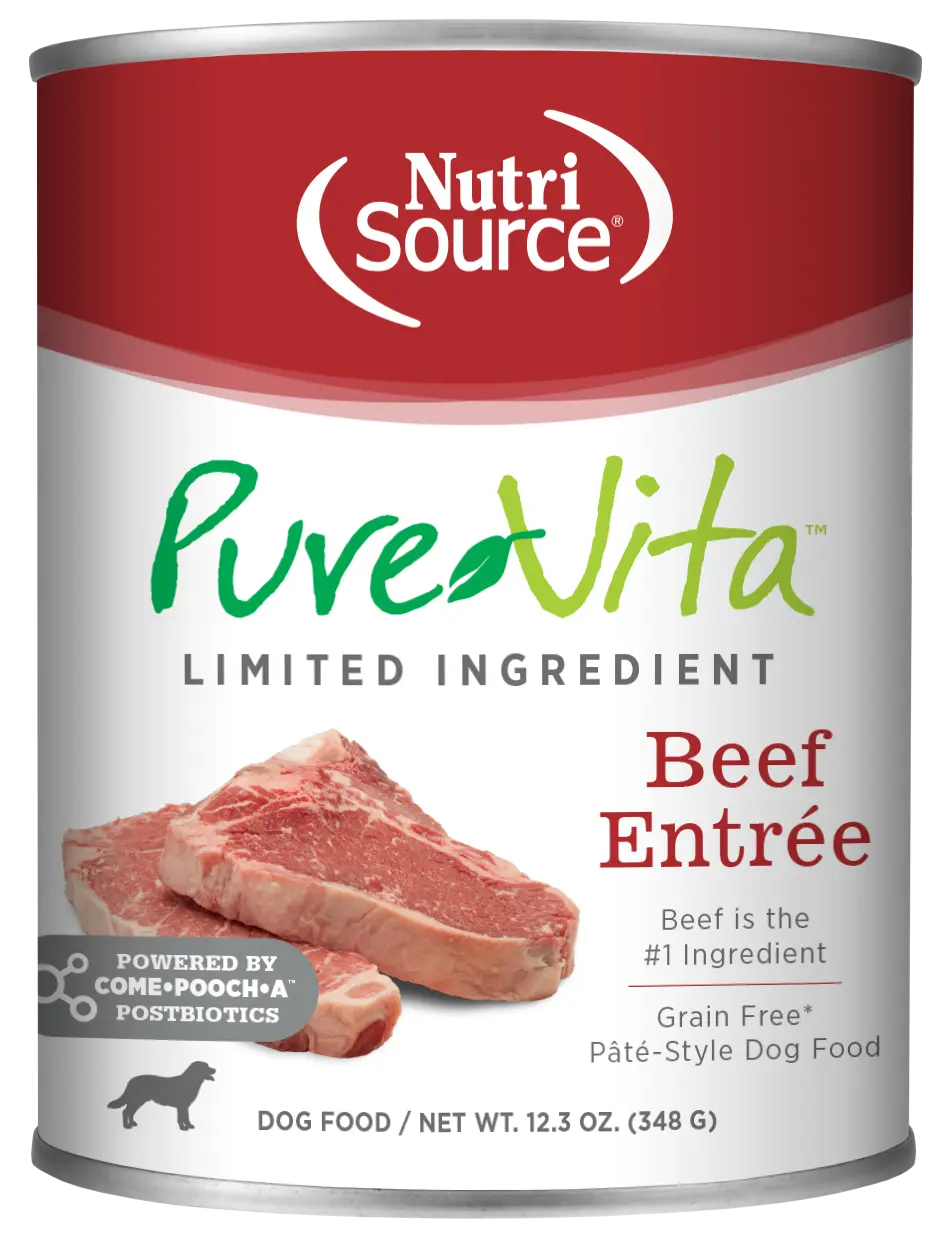 NutriSource PureVita - Source de protéine unique pour chien 12.3oz NutriSource