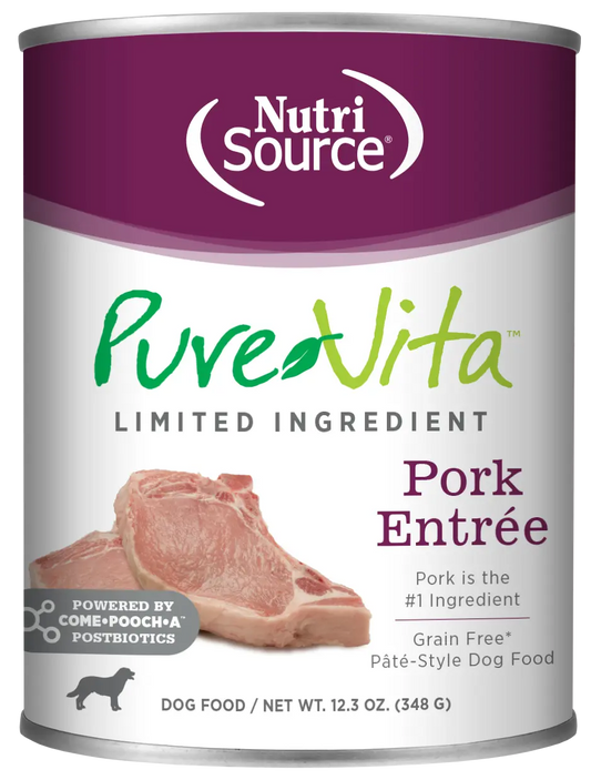 NutriSource PureVita - Source de protéine unique pour chien 12.3oz NutriSource
