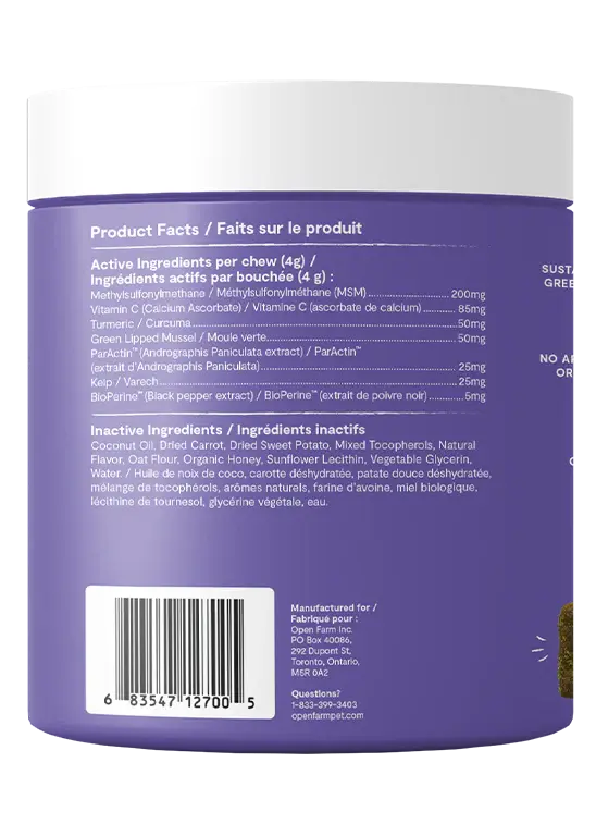 Open Farm - Compléments Alimentaires pour Animaux Open Farm
