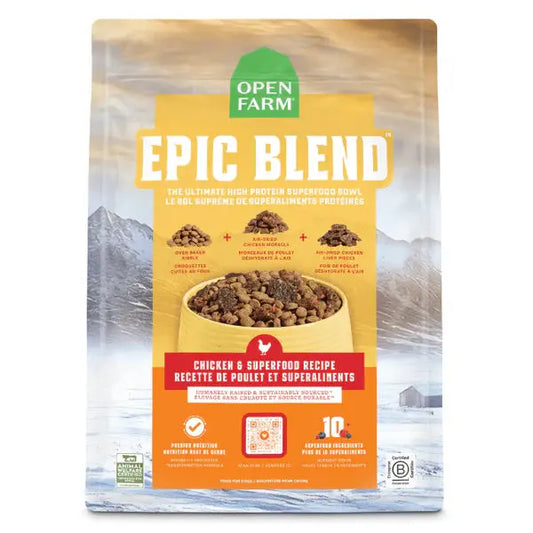 Open Farm - Epic Blend - Nourriture riche en protéine pour chien Open Farm