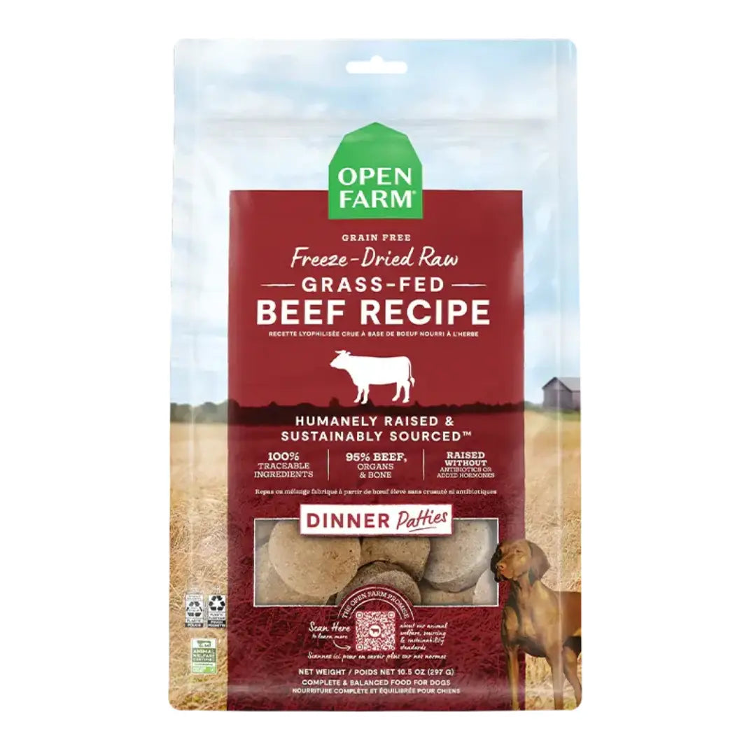 Open Farm - Galettes Crues Lyophilisées pour chien Open Farm