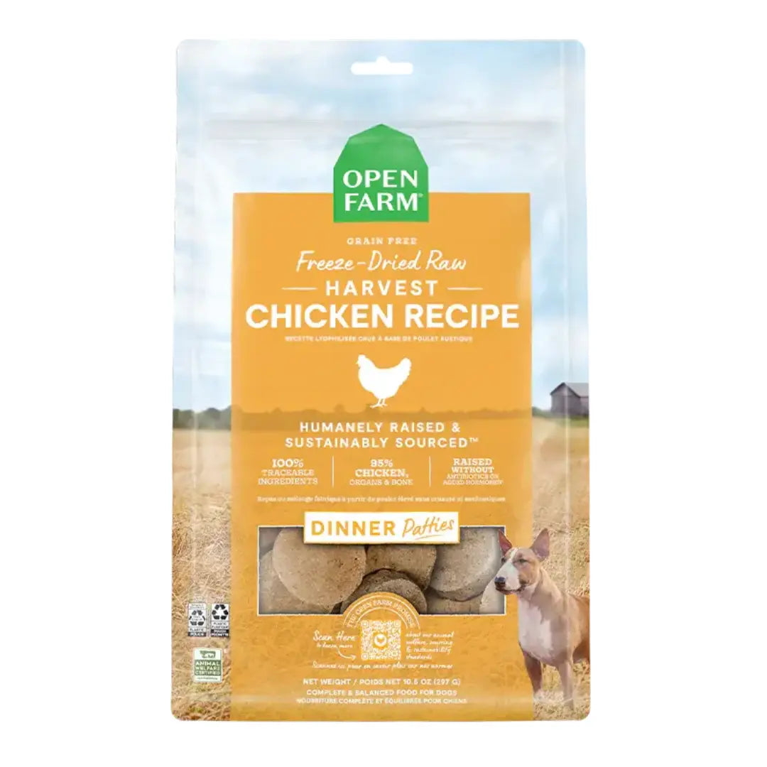 Open Farm - Galettes Crues Lyophilisées pour chien Open Farm