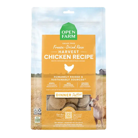 Open Farm - Galettes Crues Lyophilisées pour chien Open Farm