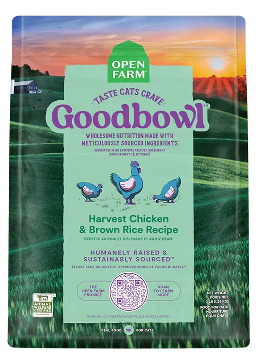 Open Farm Goodbowl - Croquettes pour chat - Livora