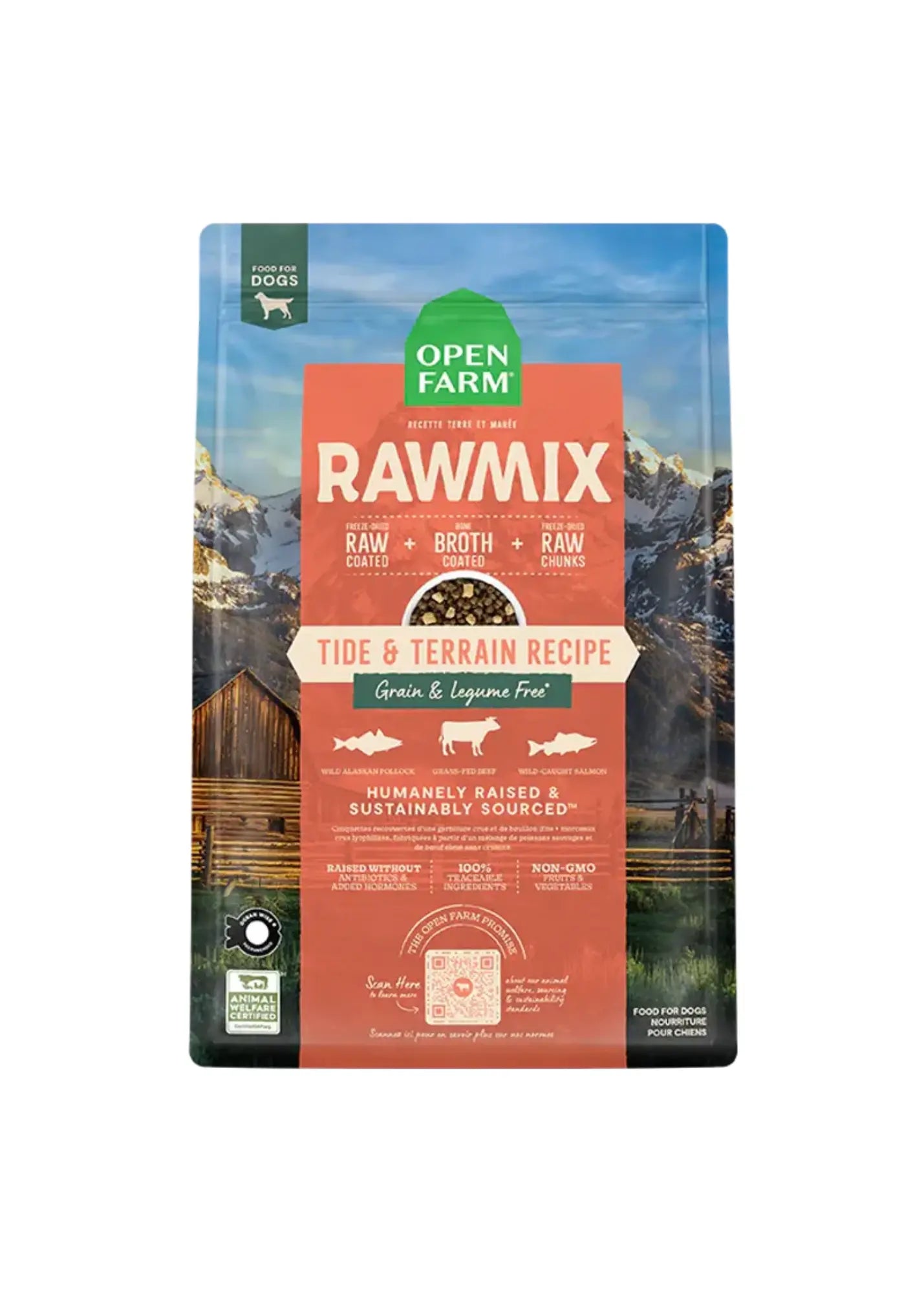 Open Farm - Nourriture Rawmix sans grains pour Chien Open Farm