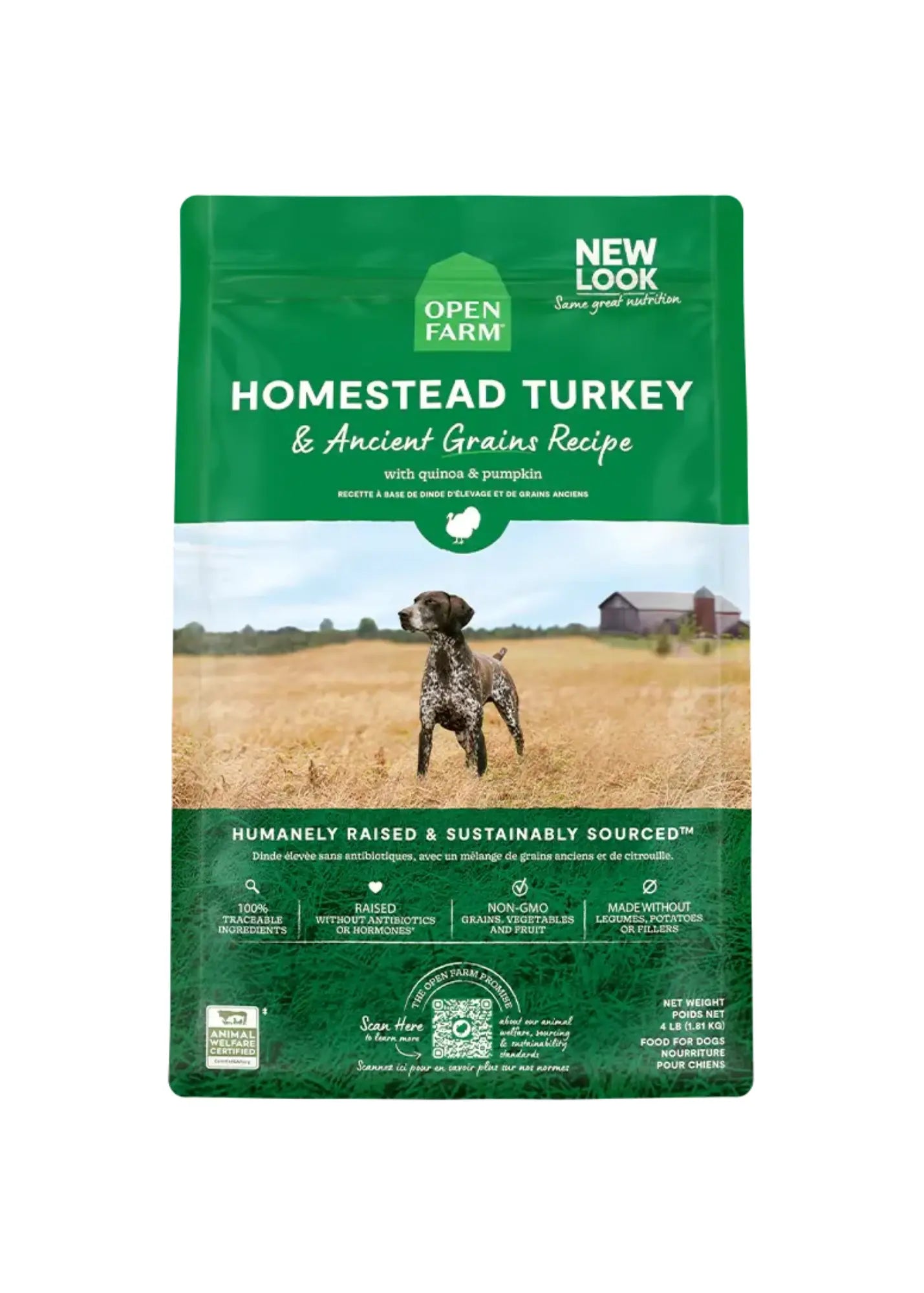 Open Farm - Nourriture pour chien avec grains Open Farm