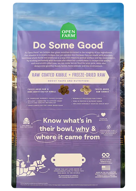 Open Farm - Rawmix Croquettes Grain Ancien - Variétés de Saveur Open Farm