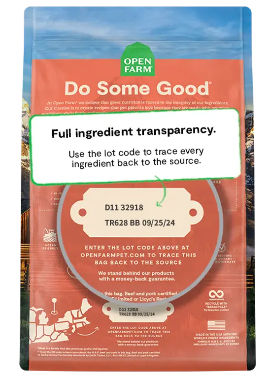 Open Farm - Rawmix Croquettes Sans Grains pour Chiens Open Farm