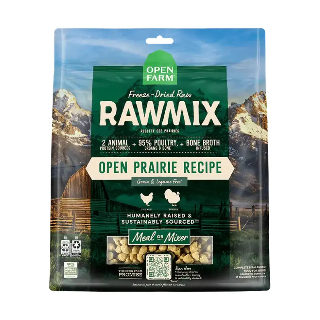 Open Farm - Rawmix Nourriture Crue Lyophilisée pour chien Open Farm
