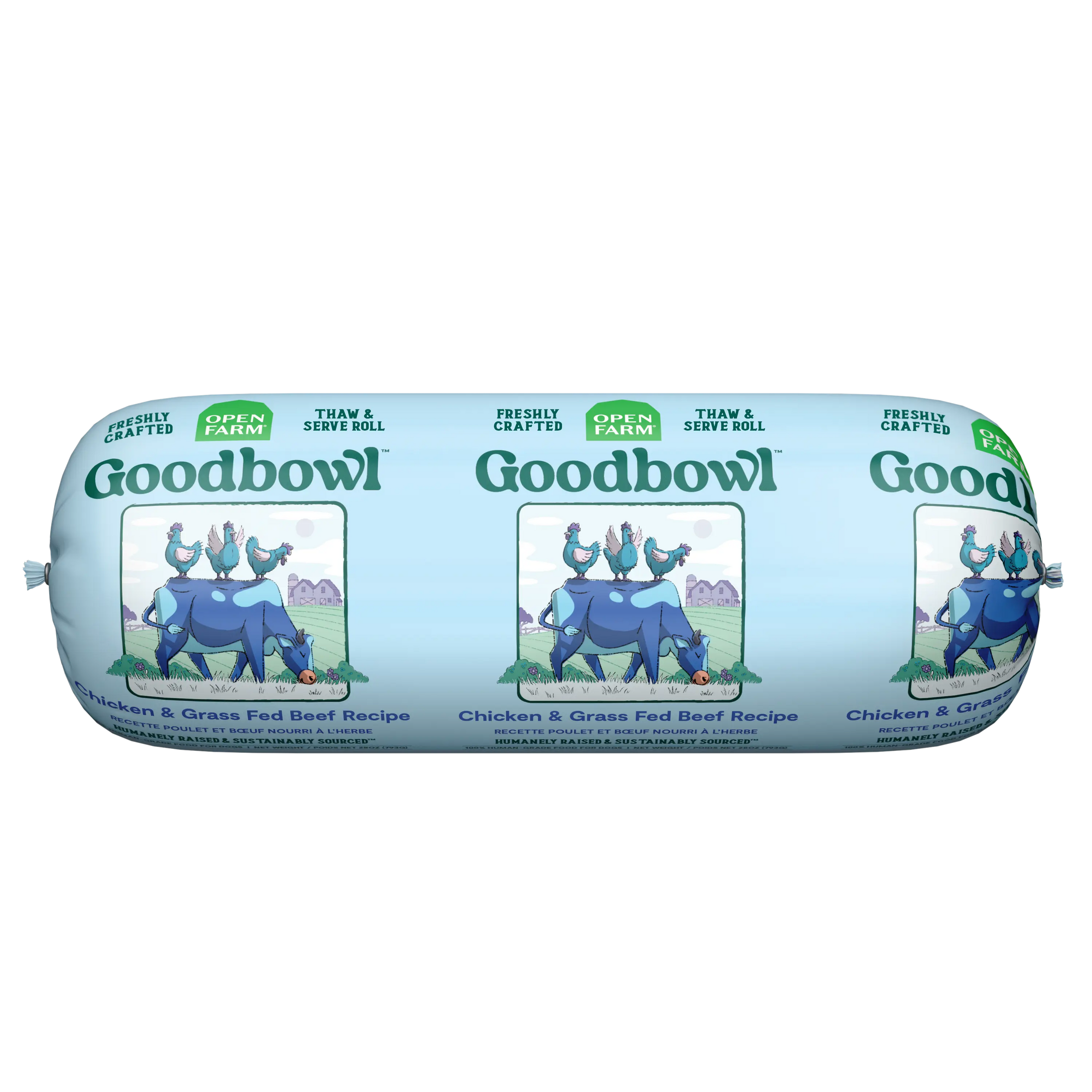 Open Farm - Recette Goodbowl Gently Cooked congelée pour chien Open Farm