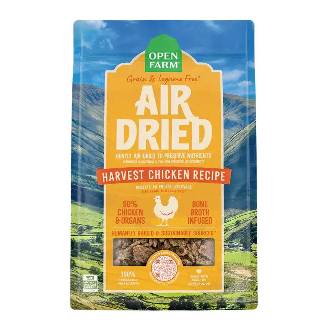 Open Farm - Recettes Séchées à l'air pour chien Open Farm