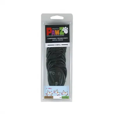 PAWZ Noir - Bottes pour chien - Toutes les Tailles PAWZ