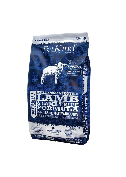 PetKind - Nourriture pour chien à l'agneau pour le Contrôle du Poids PetKind