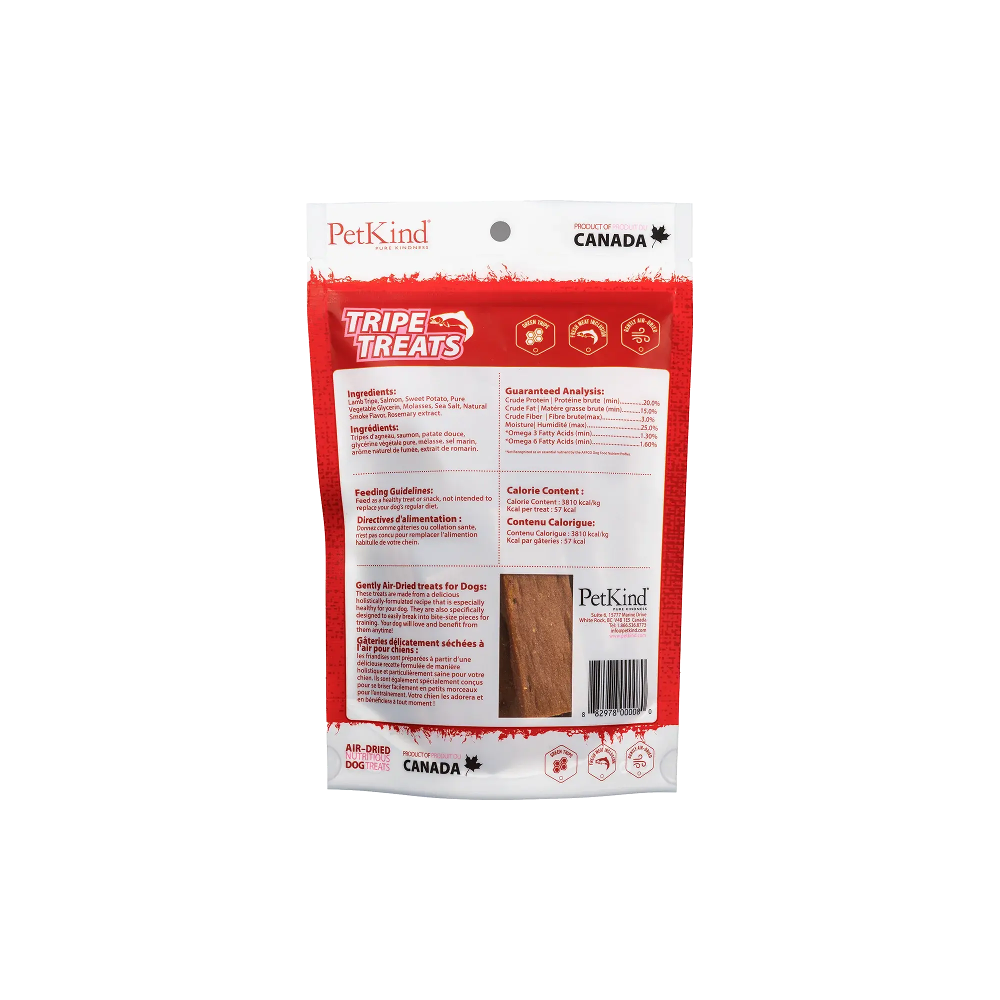 PetKind Tripe - Friandises pour chien 6oz PetKind