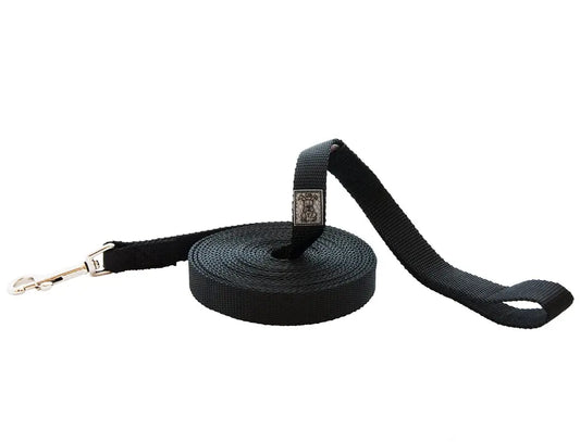 RC - Laisse pour chien 3/4 x 30' - Noir RC Pet