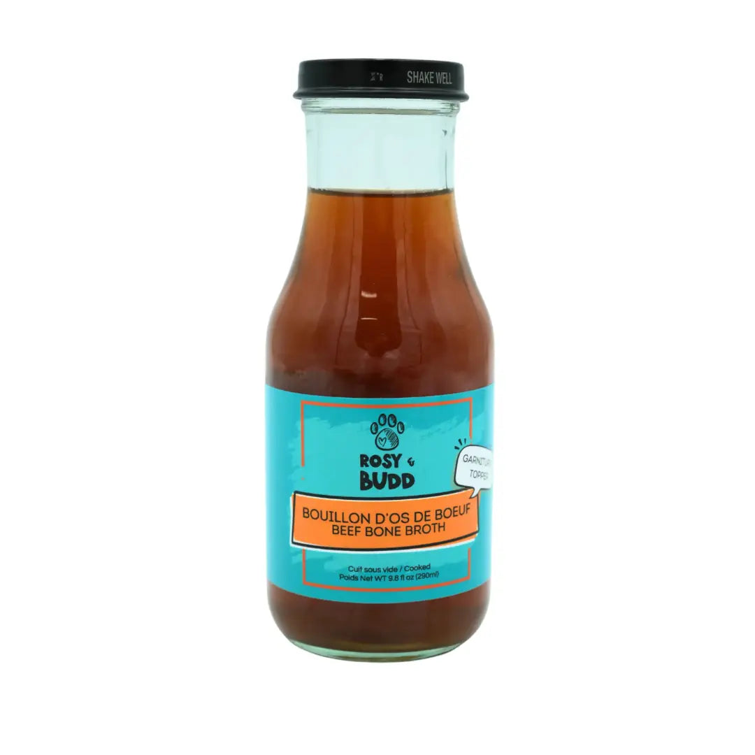 Rosy & Budd - Bouillon d'Os pour chien 9.8oz Rosy & Budd