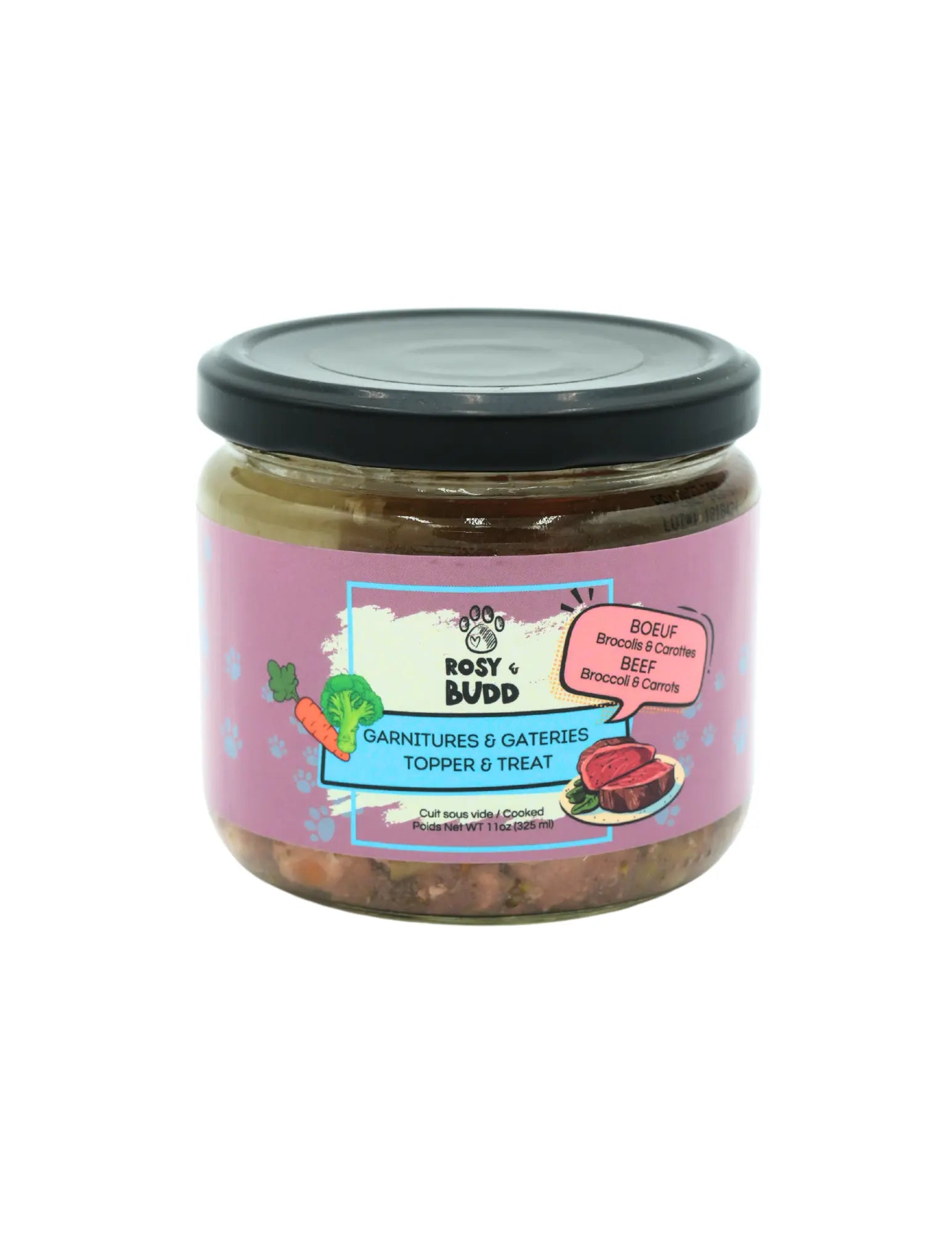 Rosy & Budd - Topper Garniture pour chien Rosy & Budd