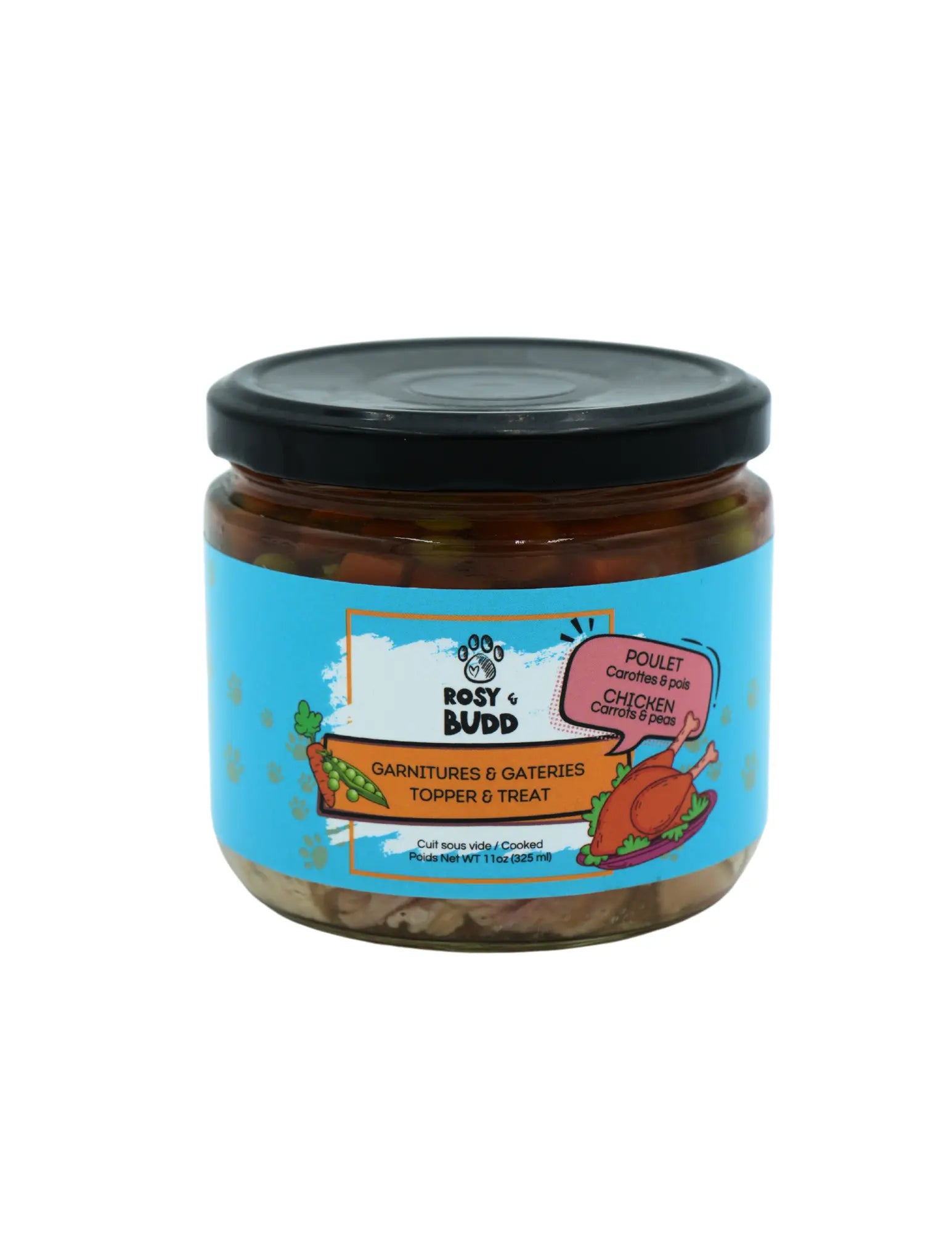 Rosy & Budd - Topper Garniture pour chien Rosy & Budd