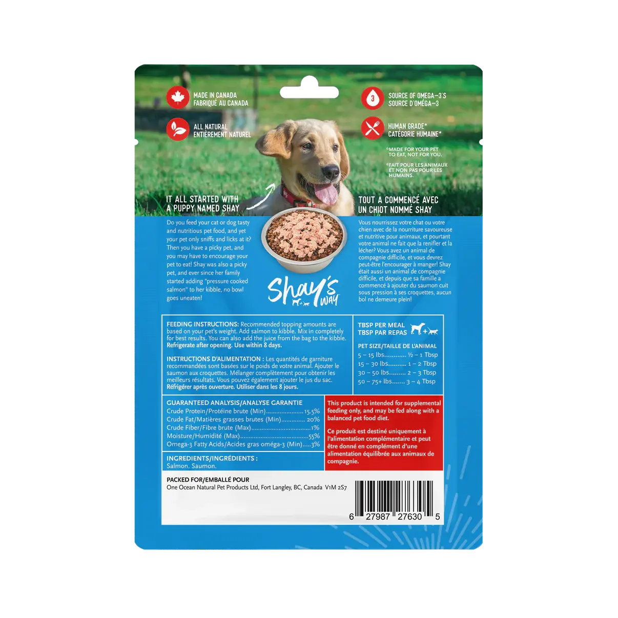 Shay's Way Topper - Différentes Saveurs - 4oz & 8oz Shay's Way